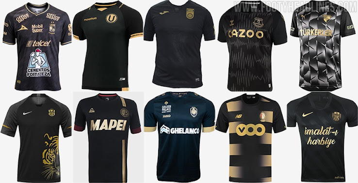 black and gold jersey soccer