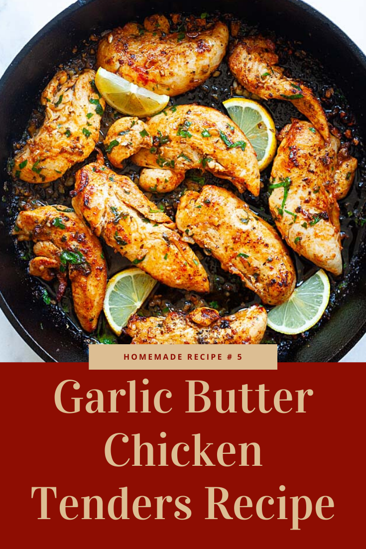 Garlic Butter Chicken Tenders Recipe