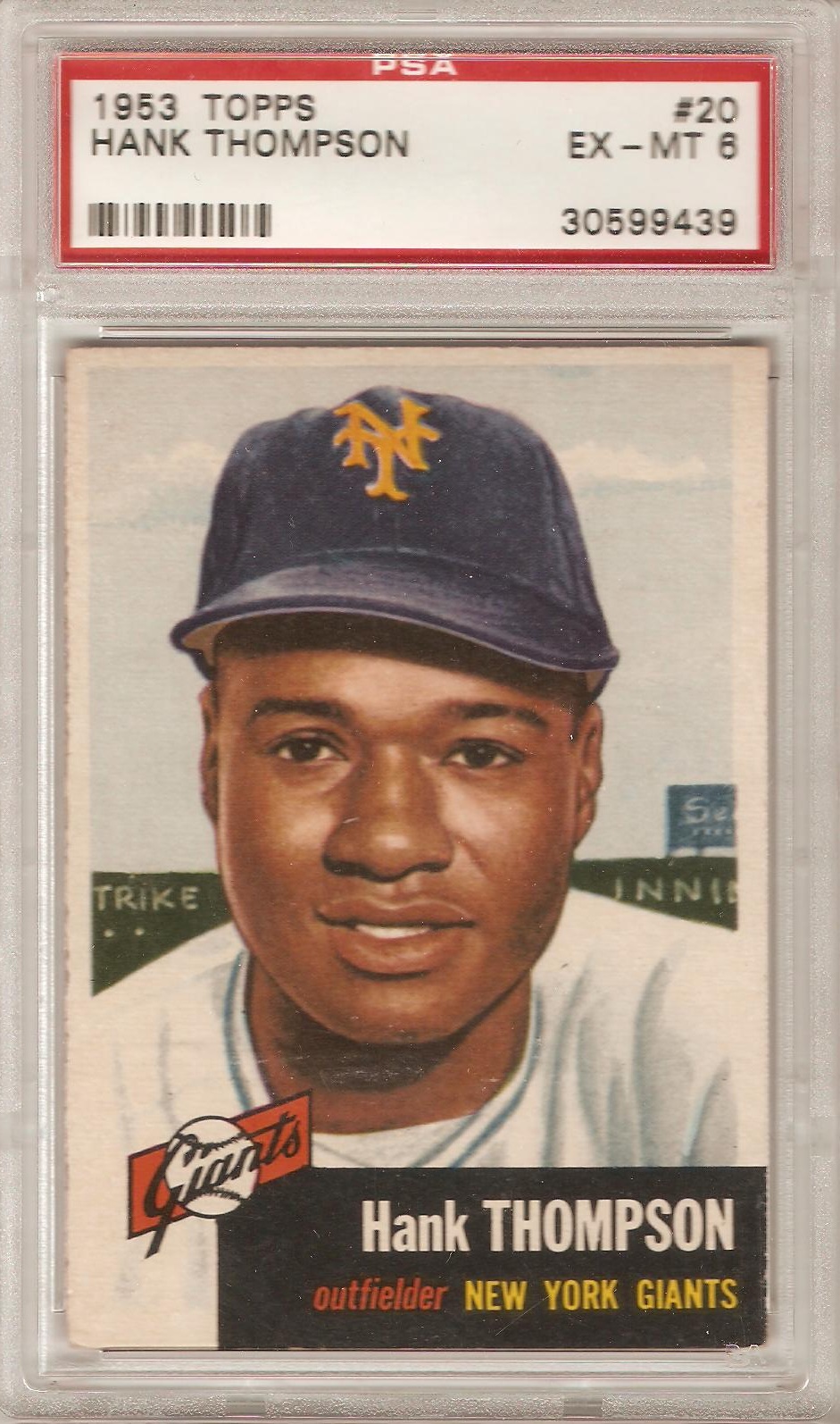 Shoebox Legends 1953 Topps Project Hank Thompson