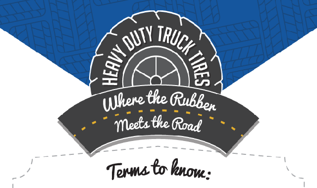 Important Things to Know About Commercial Truck Tires #infographic