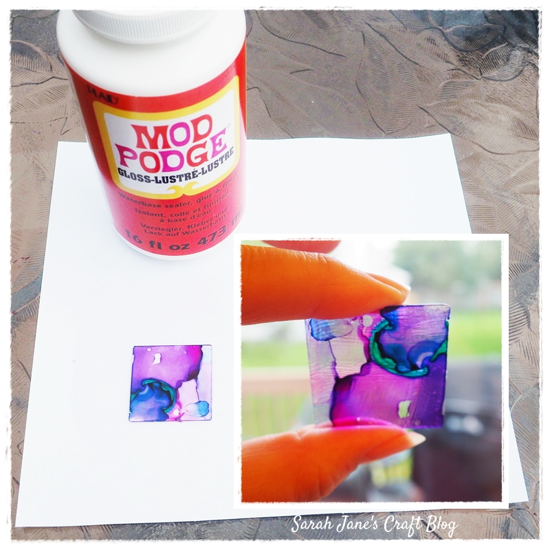 Acrylic sealer - use on paper before using Mod Podge (?)