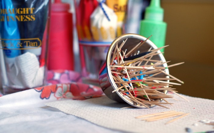 royal icing toothpicks