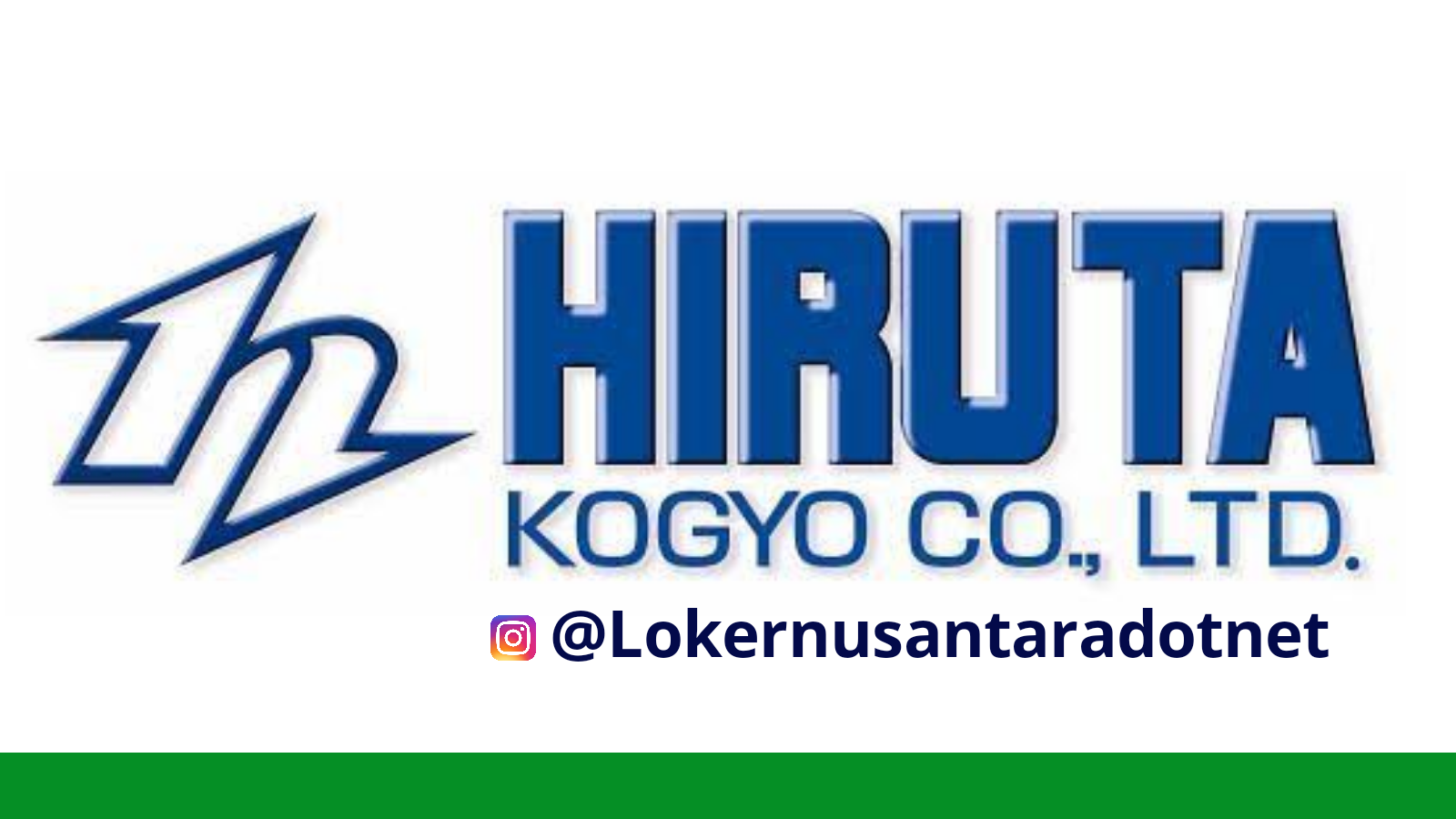 Lowongan Kerja Pt Hiruta Kogyo Indonesia Terbaru 2021 Lokernusantara Net
