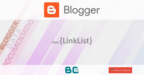 Blogger - Les données du gadget LinkList