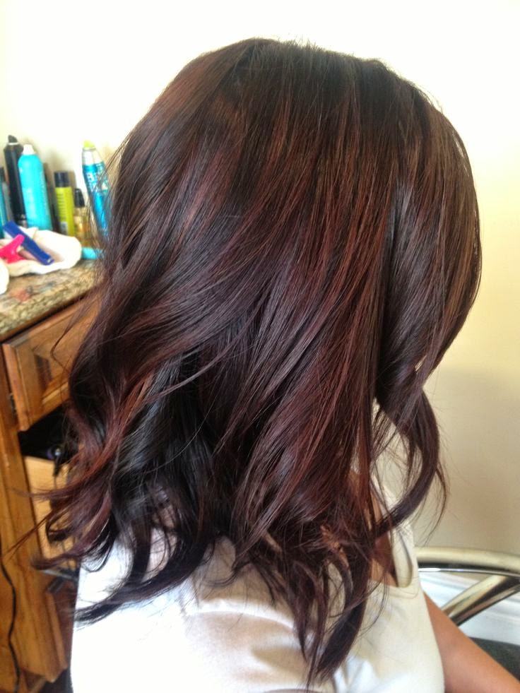 Light Brown Hair Color With Red Highlights Hair Color