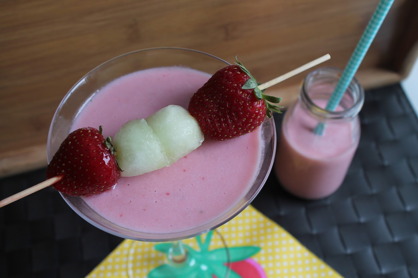 Smoothie de fresa y melón DULCE TENTACION