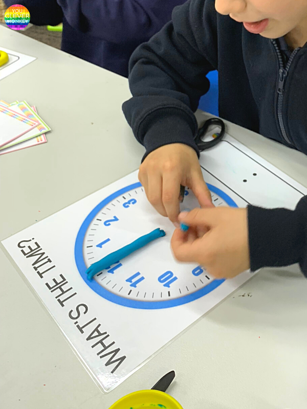 LEARNING TO TELL TIME TO THE QUARTER HOUR you clever monkey