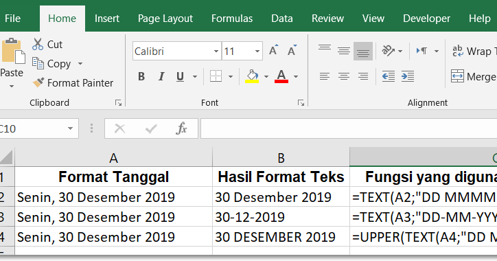 Format Tanggal Di Excel Tidak Bisa Diubah