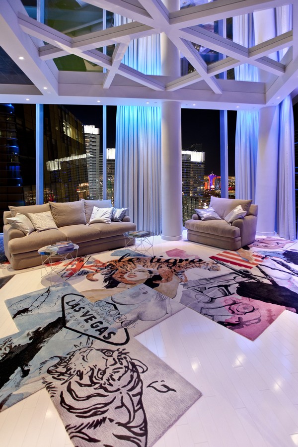 Hogares Frescos: Espectacular Diseño de Penthouse en Las Vegas por Mark