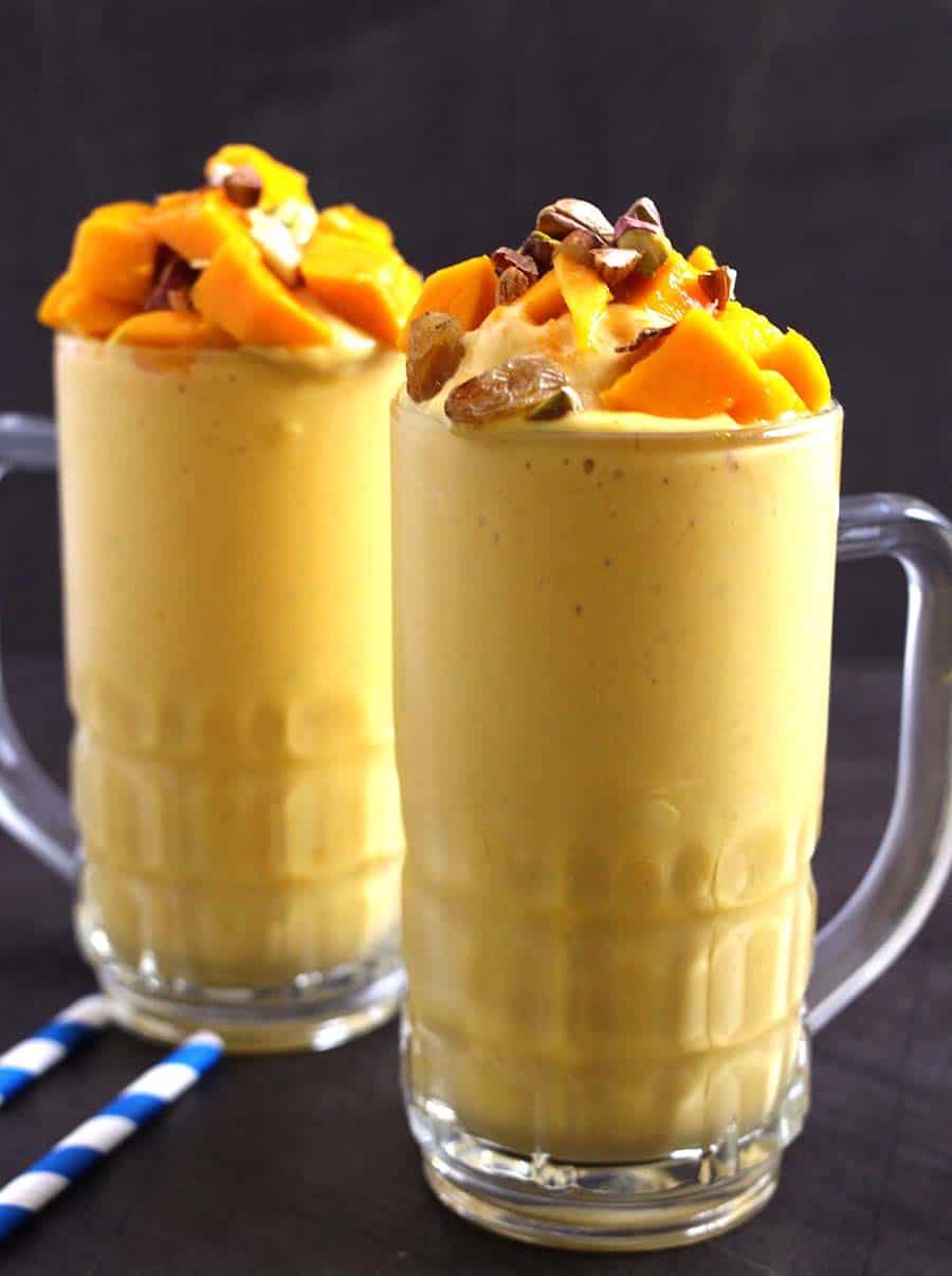 How to make mango shake at home step by step guide.