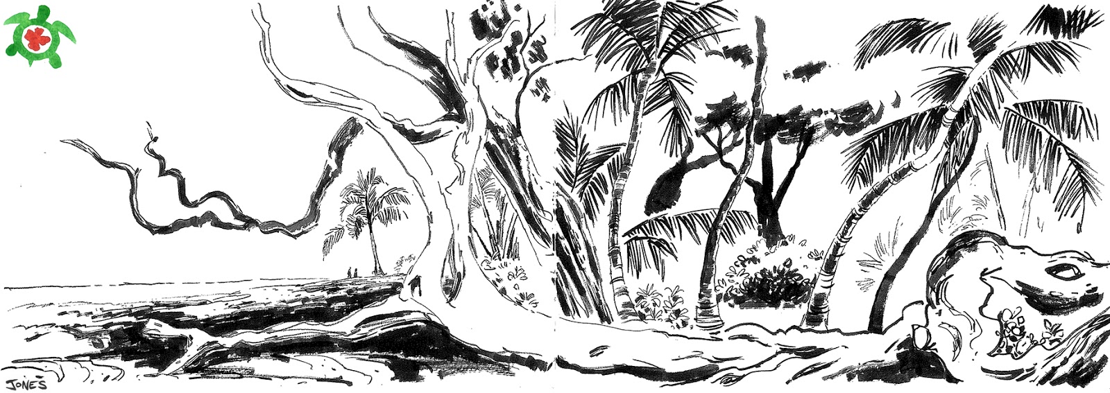 Рисунки цунами карандашом