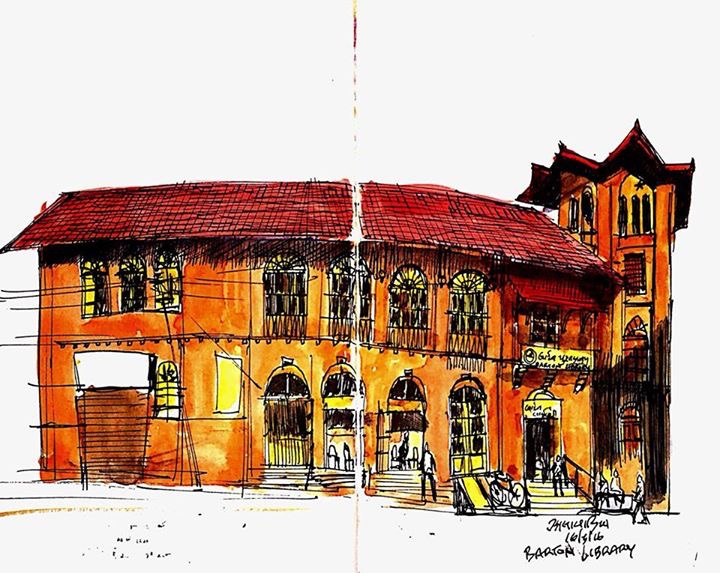 The Beautiful Buildings Of Bhavnagar Urban Sketchers