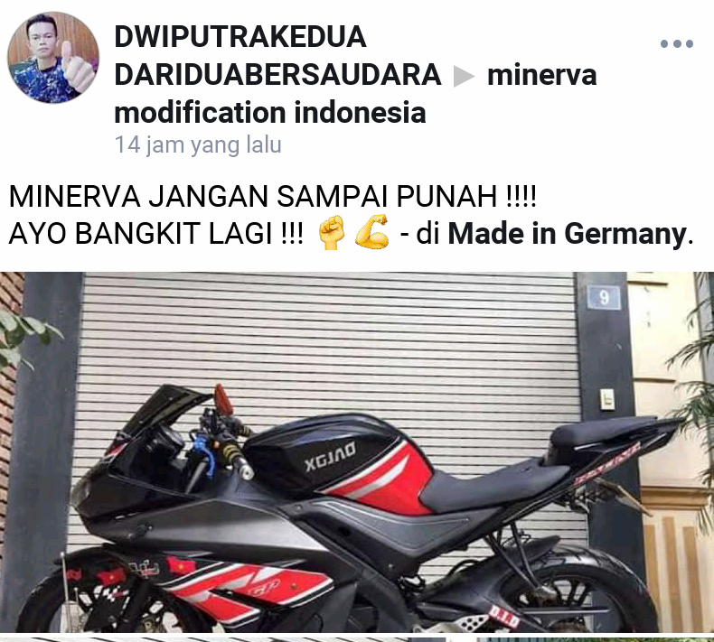 Modifikasi Keren Motor Minerva Ala Moge Eropa Blog