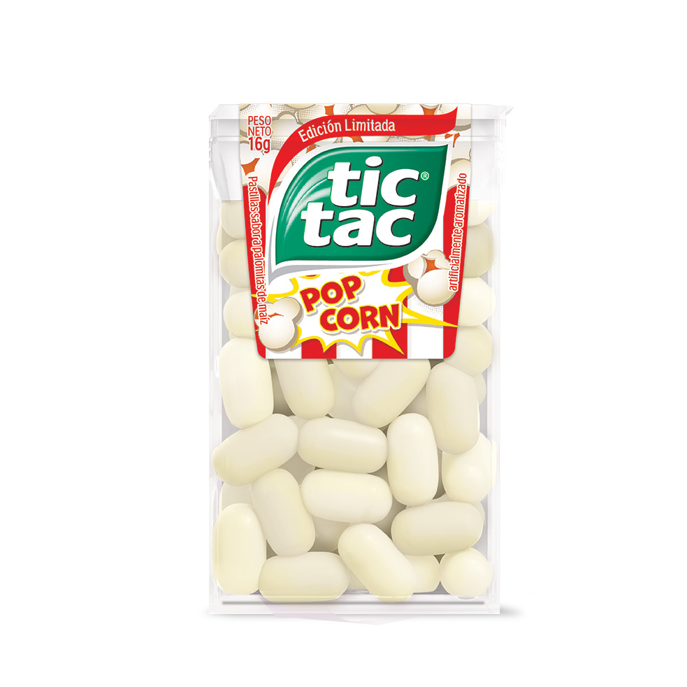 EL INFORMATORIO Tic Tac creó edición especial sabor Pop Corn