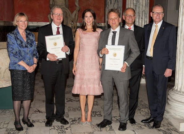 Crown Princess Mary of Denmark participates in celebration dinner and presentation of the Carlsberg Foundation Research Awards 2015