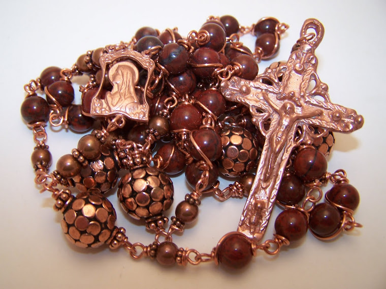 No. 124.  Copper Collection! Rosary Of Heavens Queen