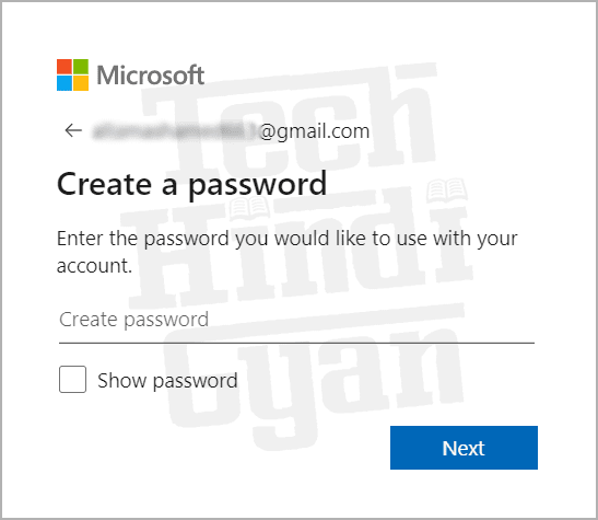 create a microsoft account