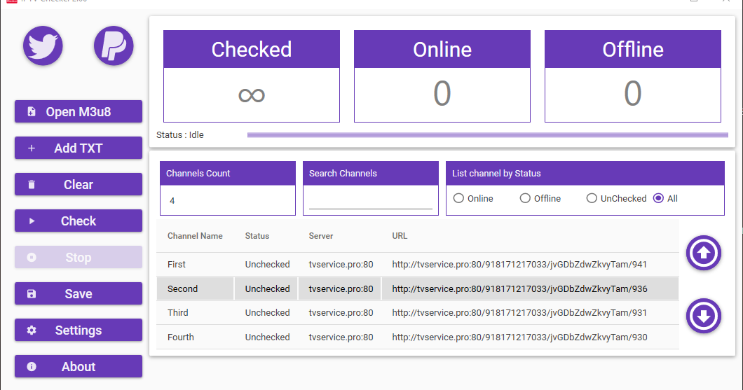 21thsoft How to use IPTV CHECKER the latest version