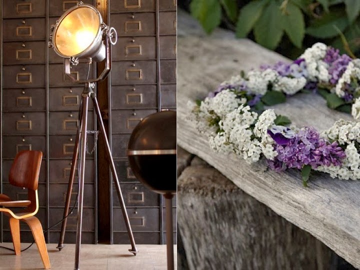 foco cine vintage y lilas