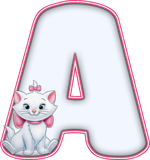 Alfabeto Decorativo: Alfabeto - Gatinha Marie 31 - PNG - Letras -  Maiúsculas - DOWNLOAD.