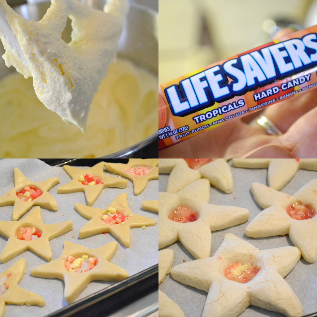 What Katie's Baking Lifesaver Stained Glass Rolled Sugar Cookies