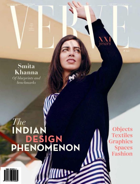 Smita Khanna On The Cover of Verve Magazine India May 2017