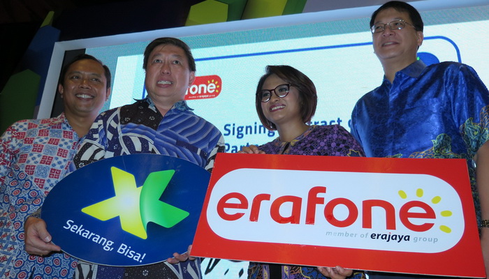 Mudahkan Masyarakat Beralih ke Smartphone 4G, XL Gandeng Erafone