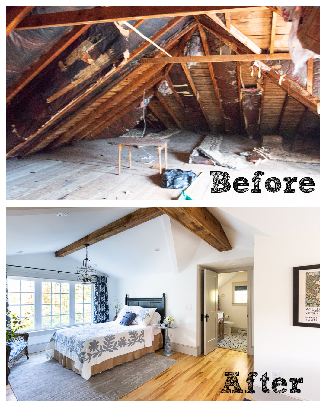 SoPo Cottage Creating a 2nd Floor Bedroom and Bathroom Suite