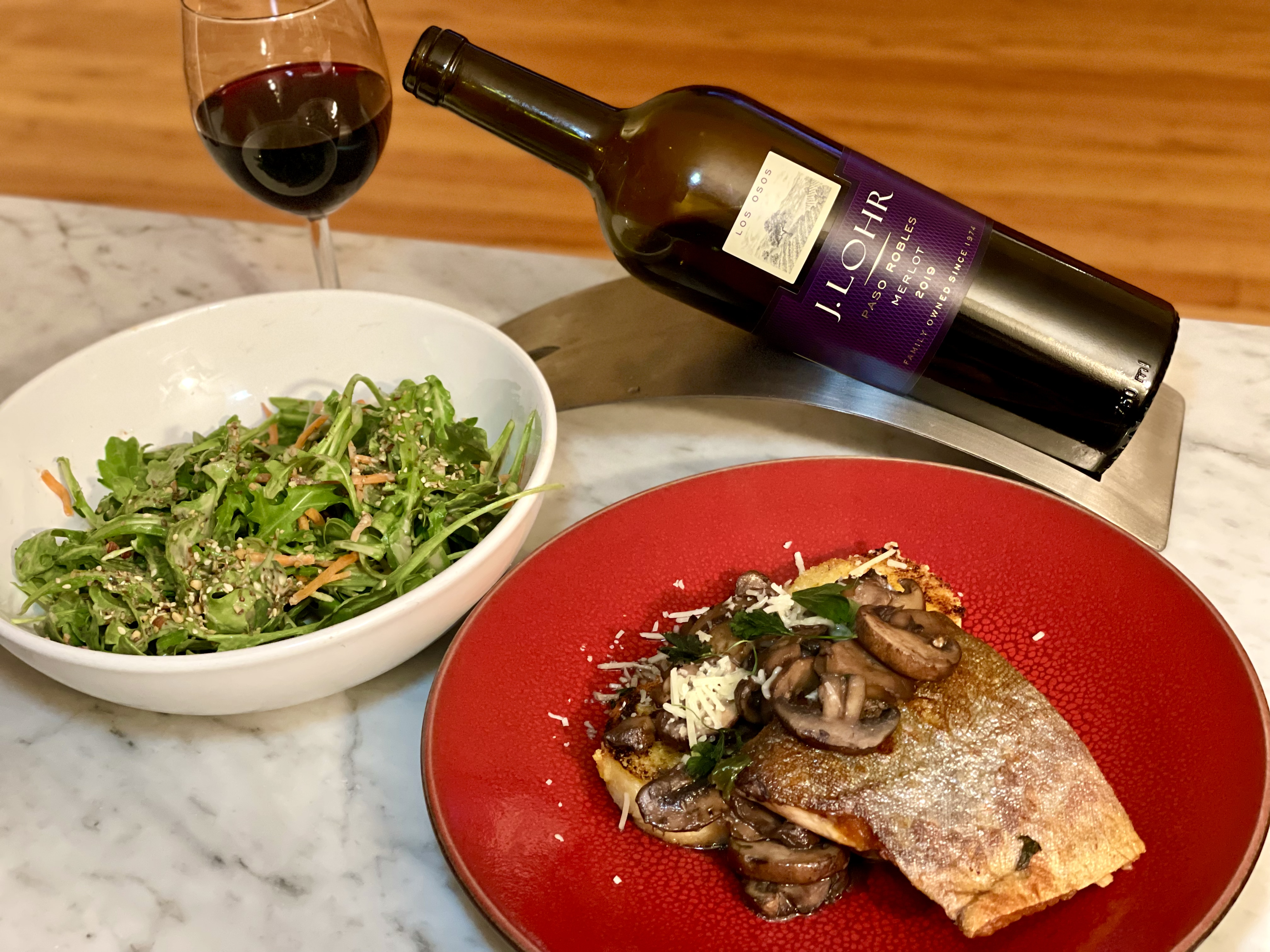 Experiments with Salmon and Merlot (MerlotMe, WinePW) Somm's Table