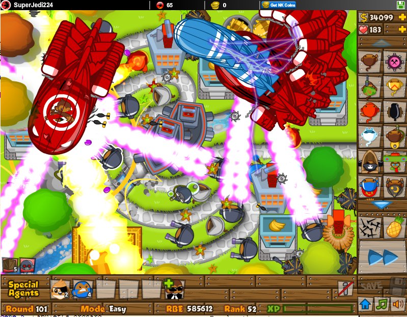 Ninjakiwi's Best and Most Popular Games Bloons Tower Defense 5