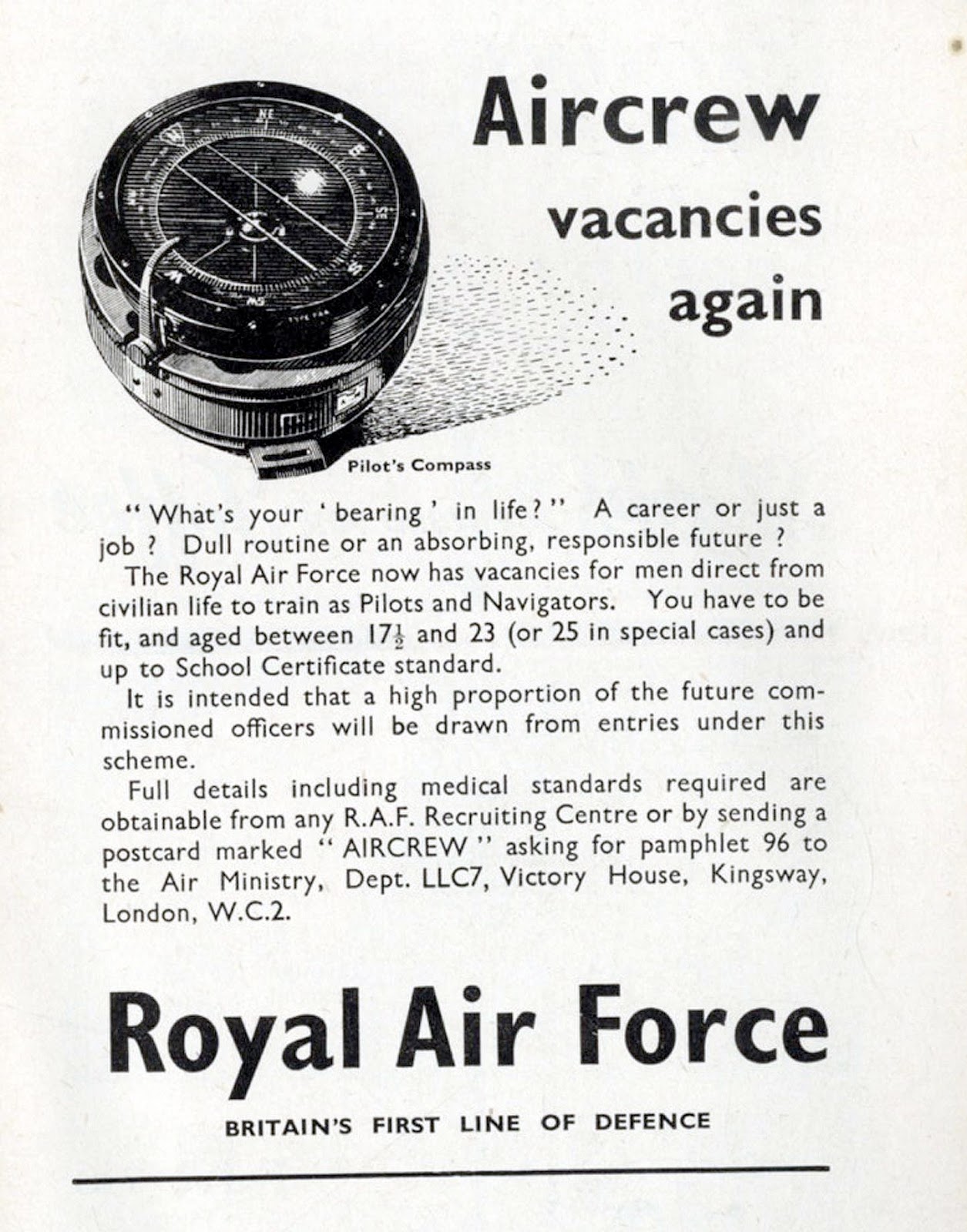 the-visual-primer-of-advertising-cliches-royal-air-force-aircrew-vacancies-again-1948