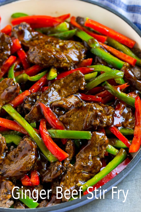 Ginger Beef Stir Fry happy cook