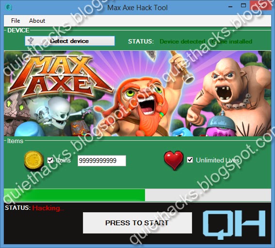 Max Axe Hack Tool Features