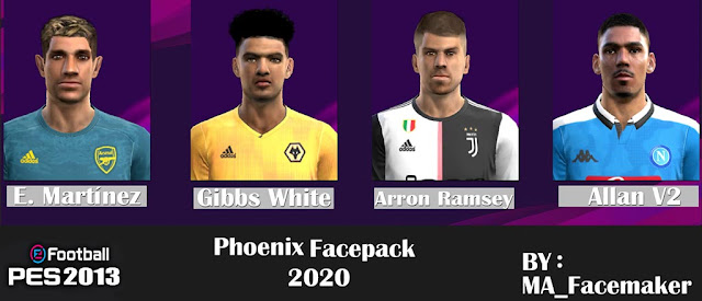 Pes 2013 Phoenix Facepack 2020 Kazemario Evolution