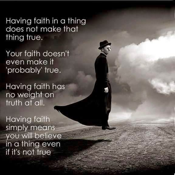 Faith Does Not Make It True