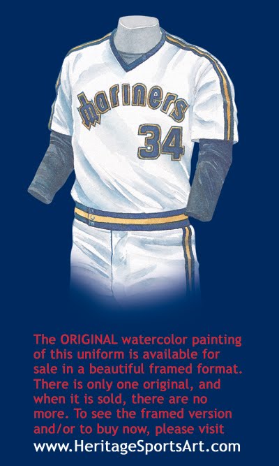 Seattle Major League Baseball uniforms through history