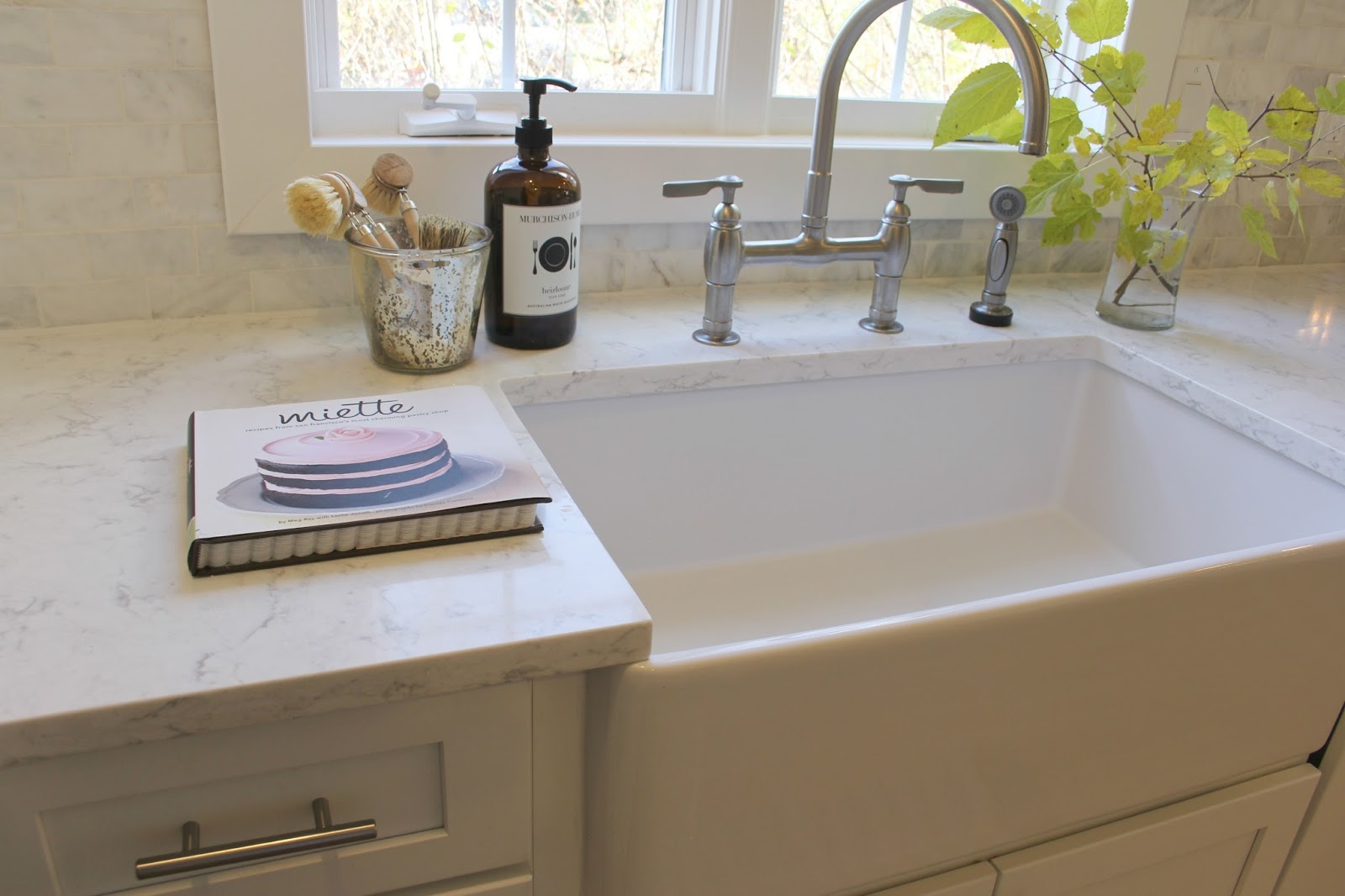 hello lovely-white-Shaker-kitchen-Minuet-quartz-tranquil-timeless