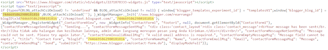 Mengganti ID Blog Contact Form Mengganti ID Blog Contact Form