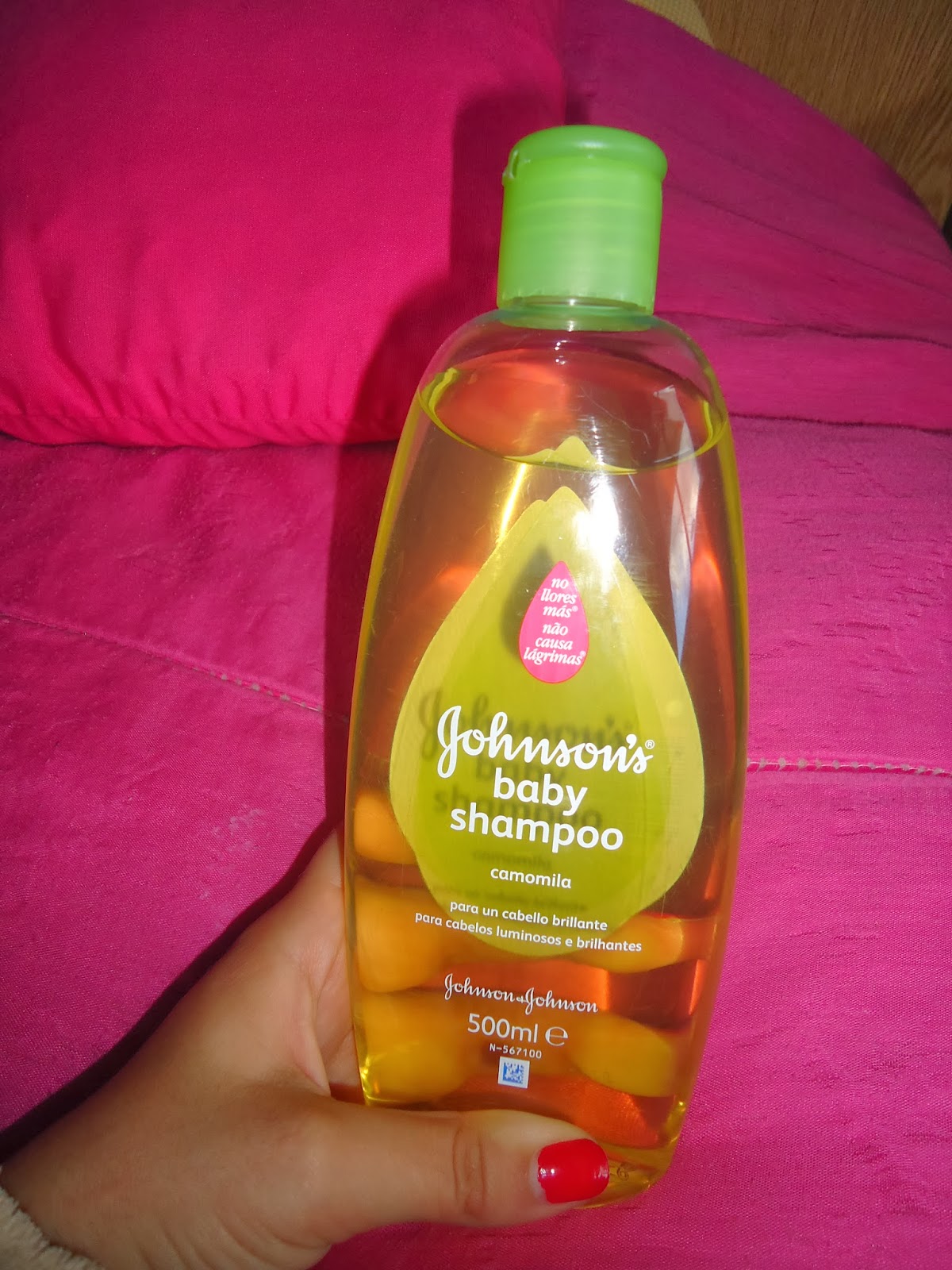 Encanto pela moda Shampoo de camomila Johnson's baby