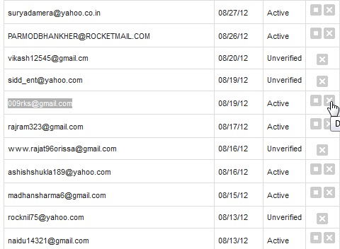 Unsubscribe feedburner