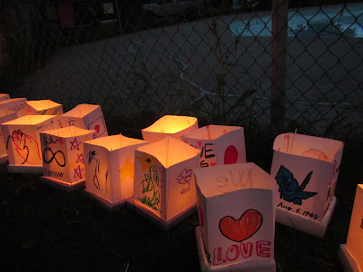 Hiroshima Day Kingston Peace Lantern Ceremony more glowing lanterns