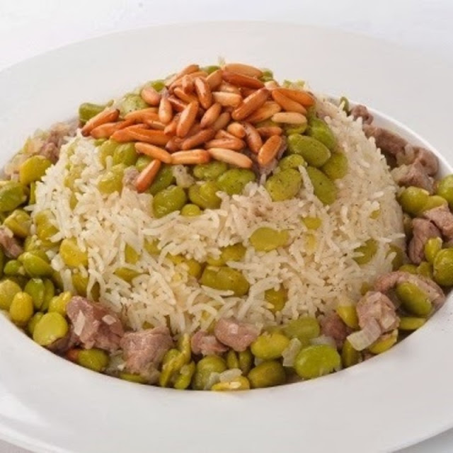 Fava beans and Rice (Rez bel fool) Arabic Food Recipes