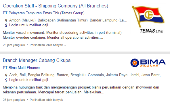 Ilmu Pengetahuan 1 Lowongan Kerja Terbaru Ambon