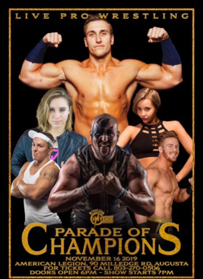 Intense Wrestling Entertainment in Augusta on November 16