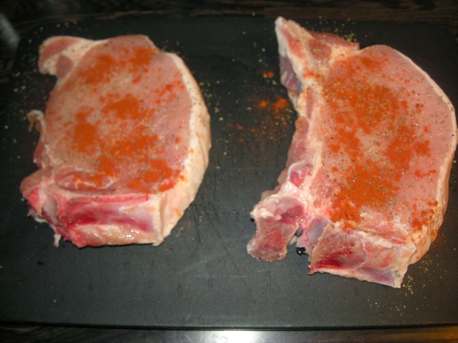 Heiner kocht! : Koteletts mit Paprikagemüse und Bratkartoffeln - die ...