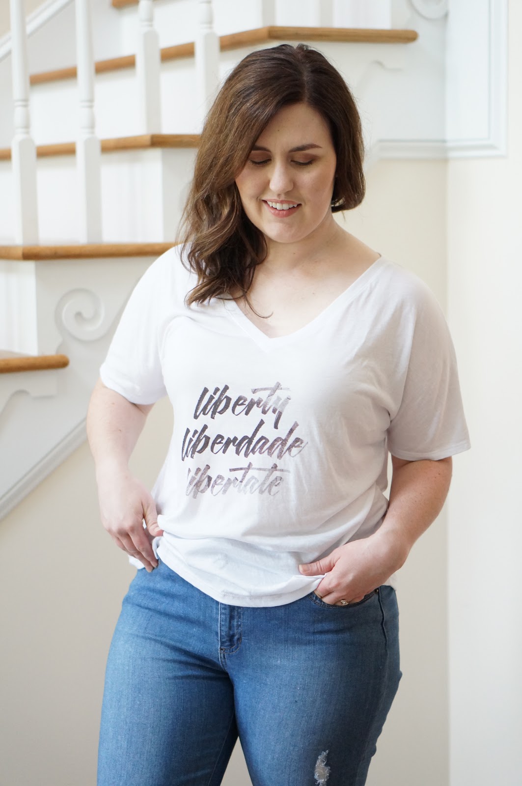 Popular North Carolina style blogger Rebecca Lately shares her collection of Sevenly tees. Click here to read and support Anti-Human Trafficking month!