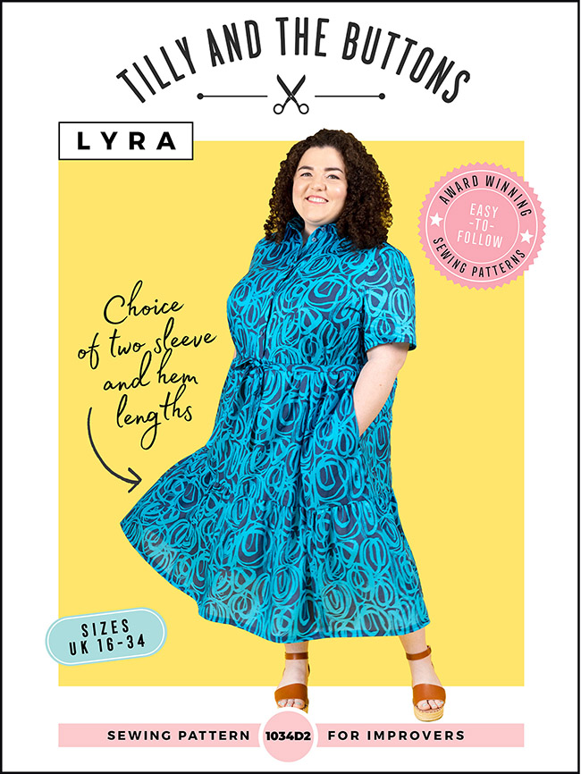 Lyra dress - UK 6-34 sewing pattern by Tilly and the Buttons