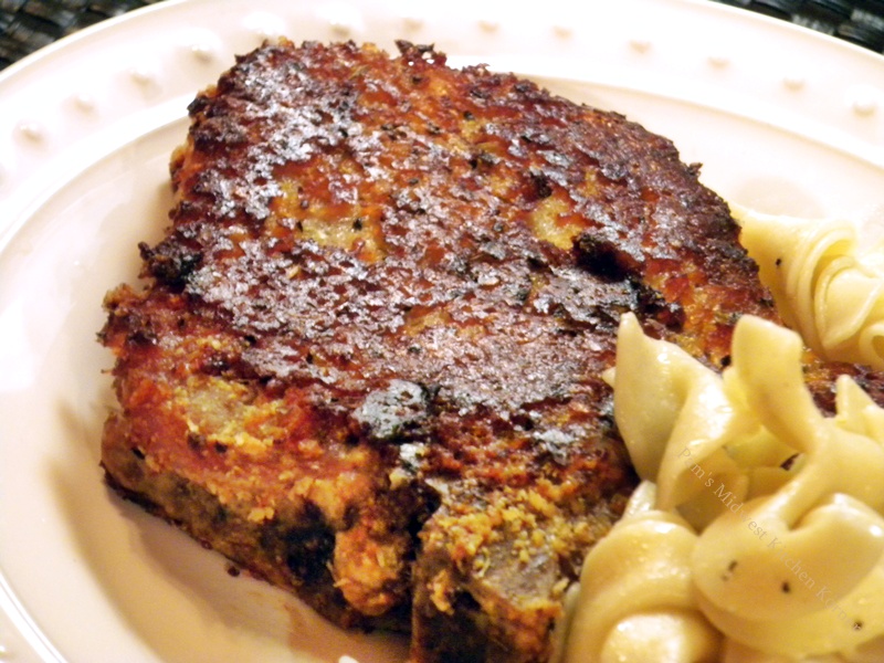Pam's Midwest Kitchen Korner: Parmesan-Crusted Pork Chops