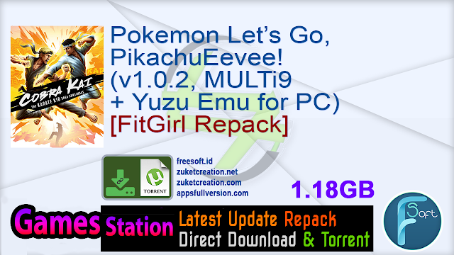 Pokemon Let’s Go, PikachuEevee! (v1.0.2, MULTi9 + Yuzu Emu for PC) [FitGirl Repack]