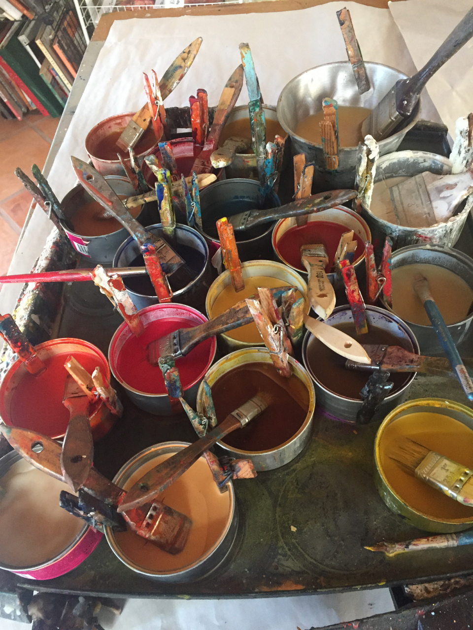 60 Years of Making Art My Encaustic Palettes